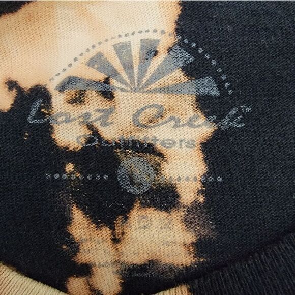 Lost Creek Graphic Tee Tie-dye Rainbow Crop Top Short Sleeve T-Shirt Size L - Picture 3 of 7